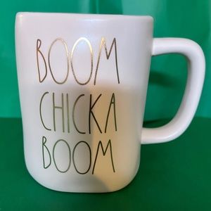 Brand New light pink BOOM CHICKA BOOM Rae Dunn mug